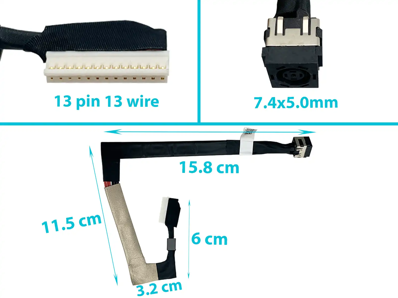 thumbnail interactive-video image 1 of Type-C USB Charging Port / DC Power Jack For ASUS Chromebook C523 C523N - Replacement Part 1 of 6