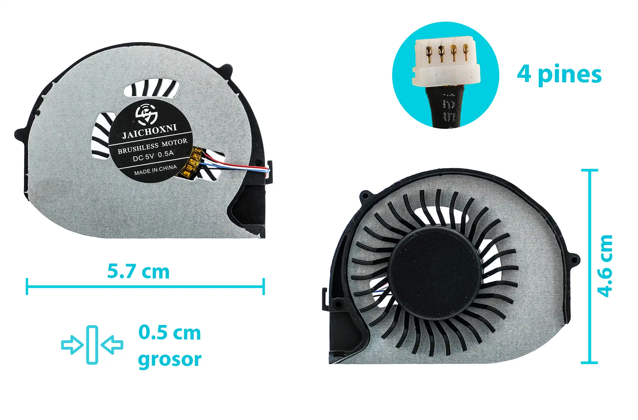 Ventilador Para Portátil ACER Eg50050v1-C010-S9a